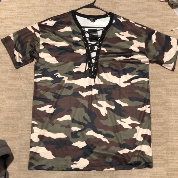 Dresses & Skirts - Camo ! Tie up dress